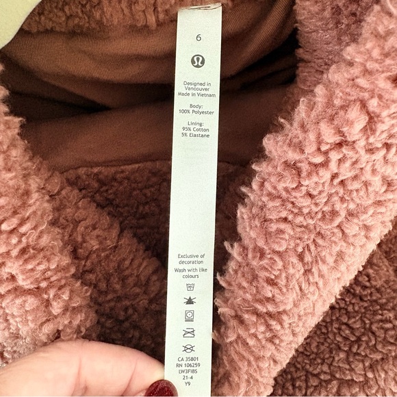 Lululemon | Warmth Restore Long Pullover | Sz 6 | Smoky Topaz | NWT - Picture 5 of 11